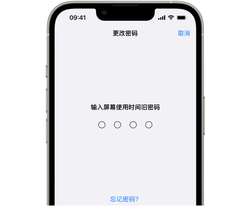 加乐镇iPhone屏幕维修分享iPhone屏幕使用时间密码忘记了怎么办 