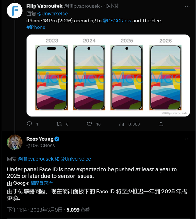 加乐镇苹果手机维修分享:屏下Face ID有什么优势？iPhone何时会有屏下Face ID？ 